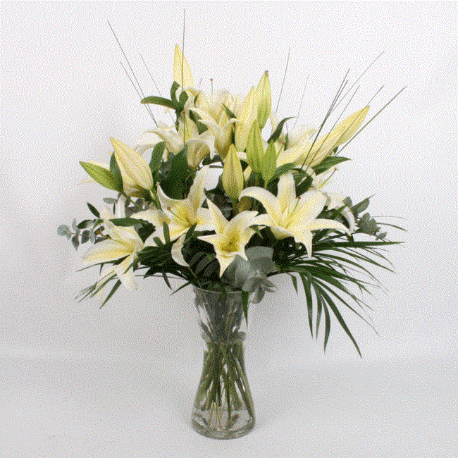 Classic White Lilies