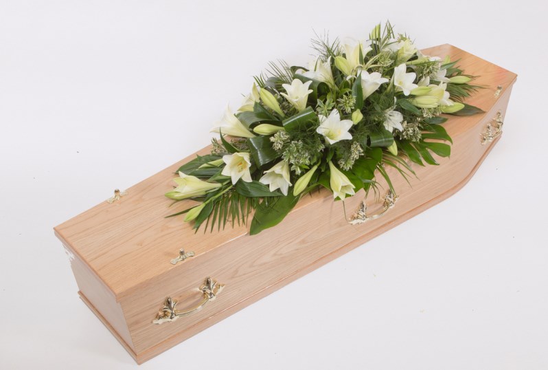 Longi Lily Coffin Spray