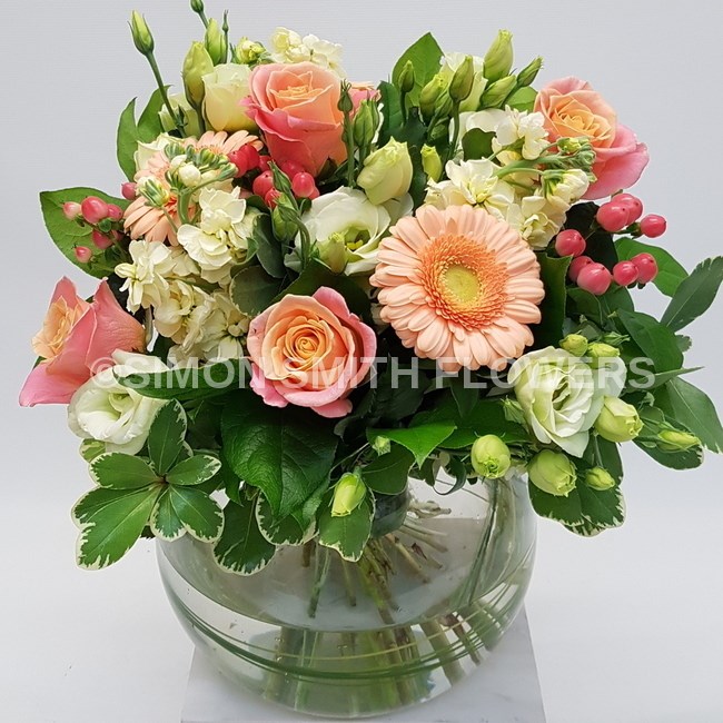 Peaches & Cream Vase