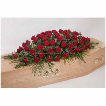 Rose Coffin Spray