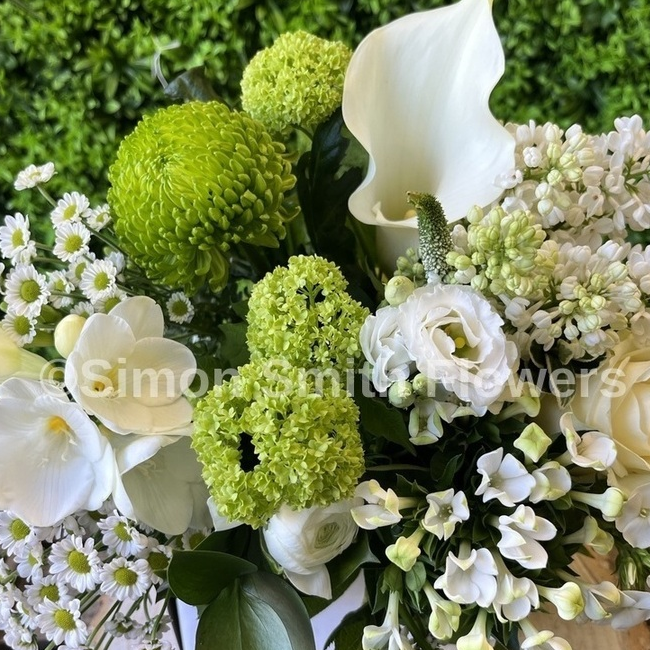 Florist Choice Bouquet White & Green