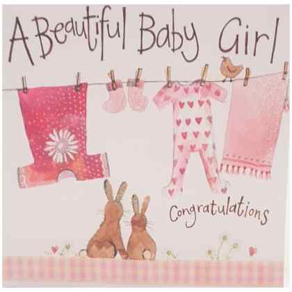 Baby Girl Card