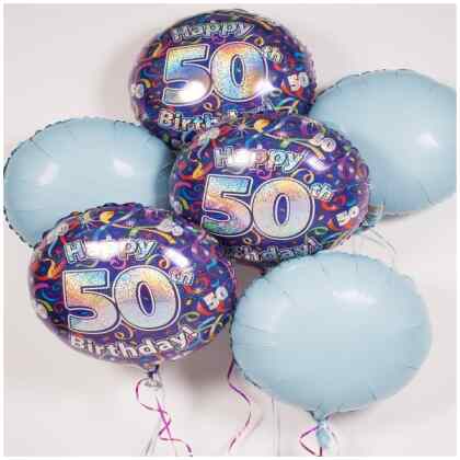 Balloon Bouquet 16th,18th,21st,30th,40th,50th