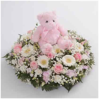 Loose Posy With Teddy
