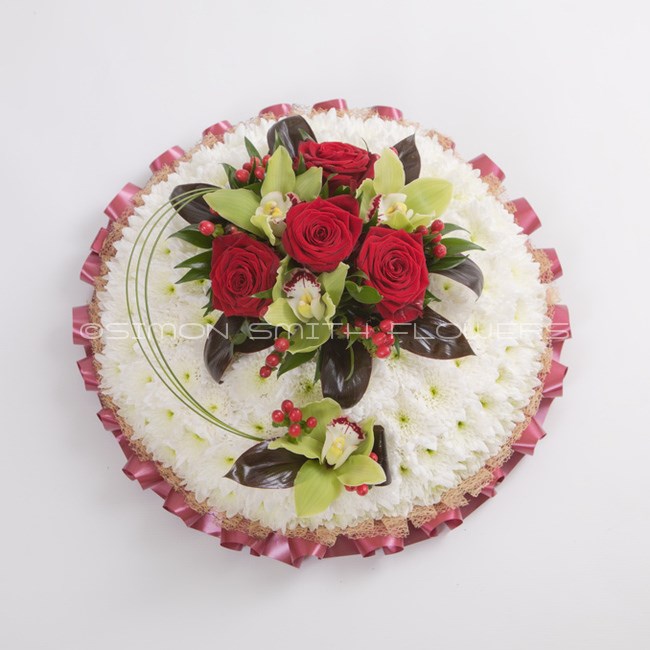Orchid & Rose Based Posy