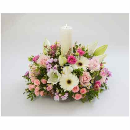 Table Centre With Candle