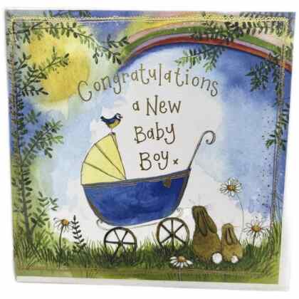 Congratulations Baby Boy Gift Card