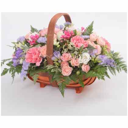 Pink & Lilac Basket