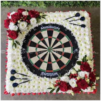 Dartboard On Frame
