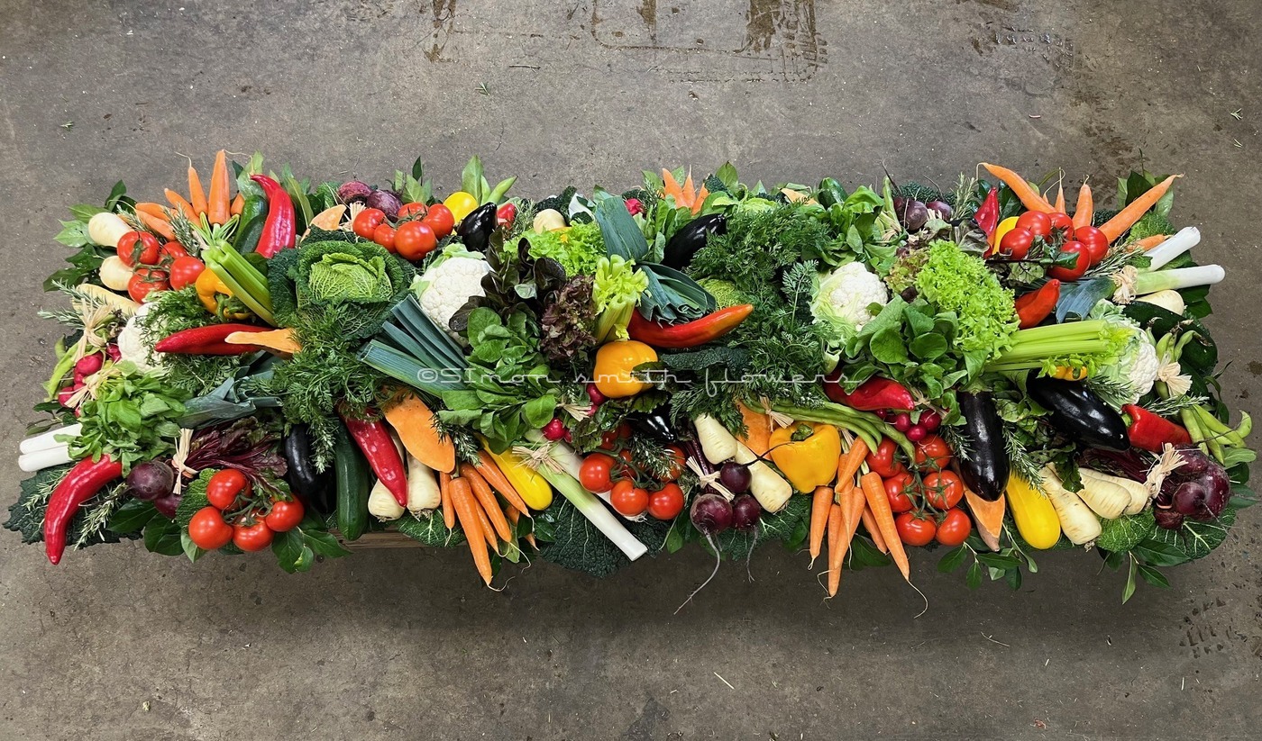 Vegetable Casket Spray