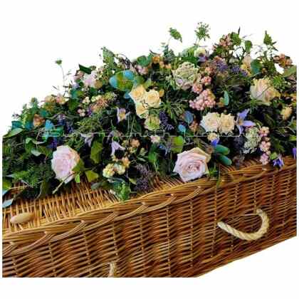 Rose Garden Casket spray
